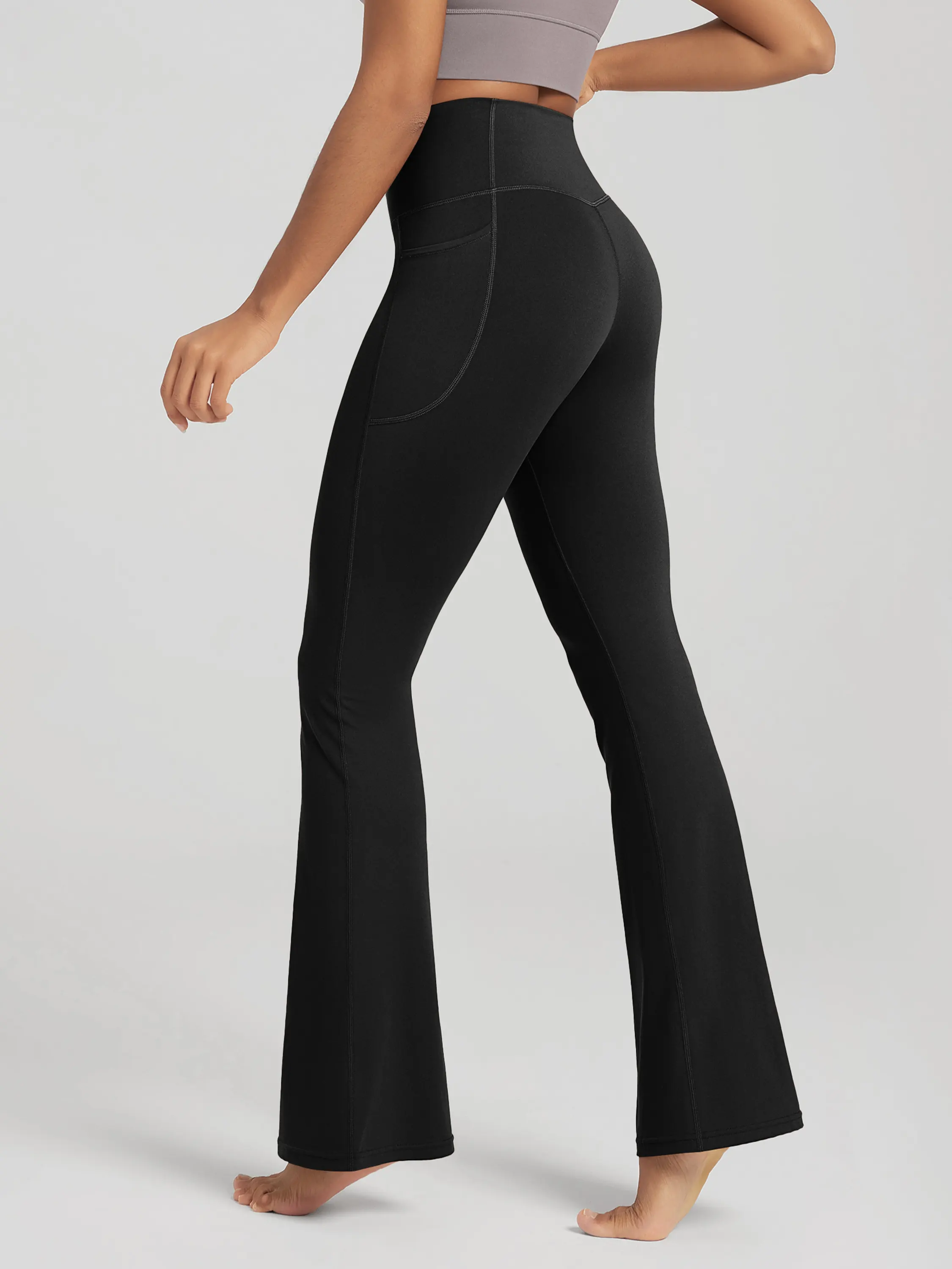 ODCLOUD 30" Crossover Flared Pants with Pockets - Image 12