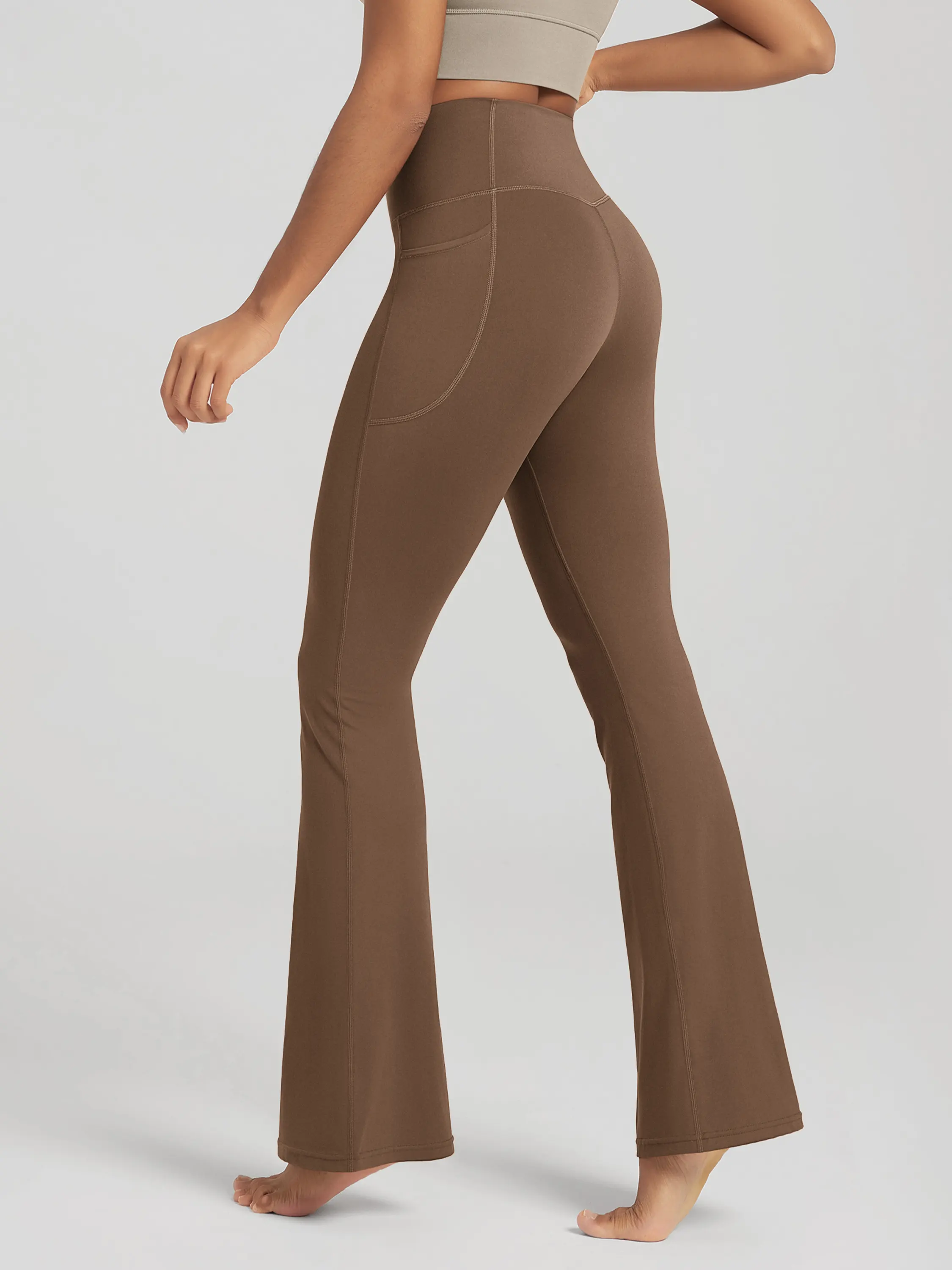 ODCLOUD 30" Crossover Flared Pants with Pockets - Image 17