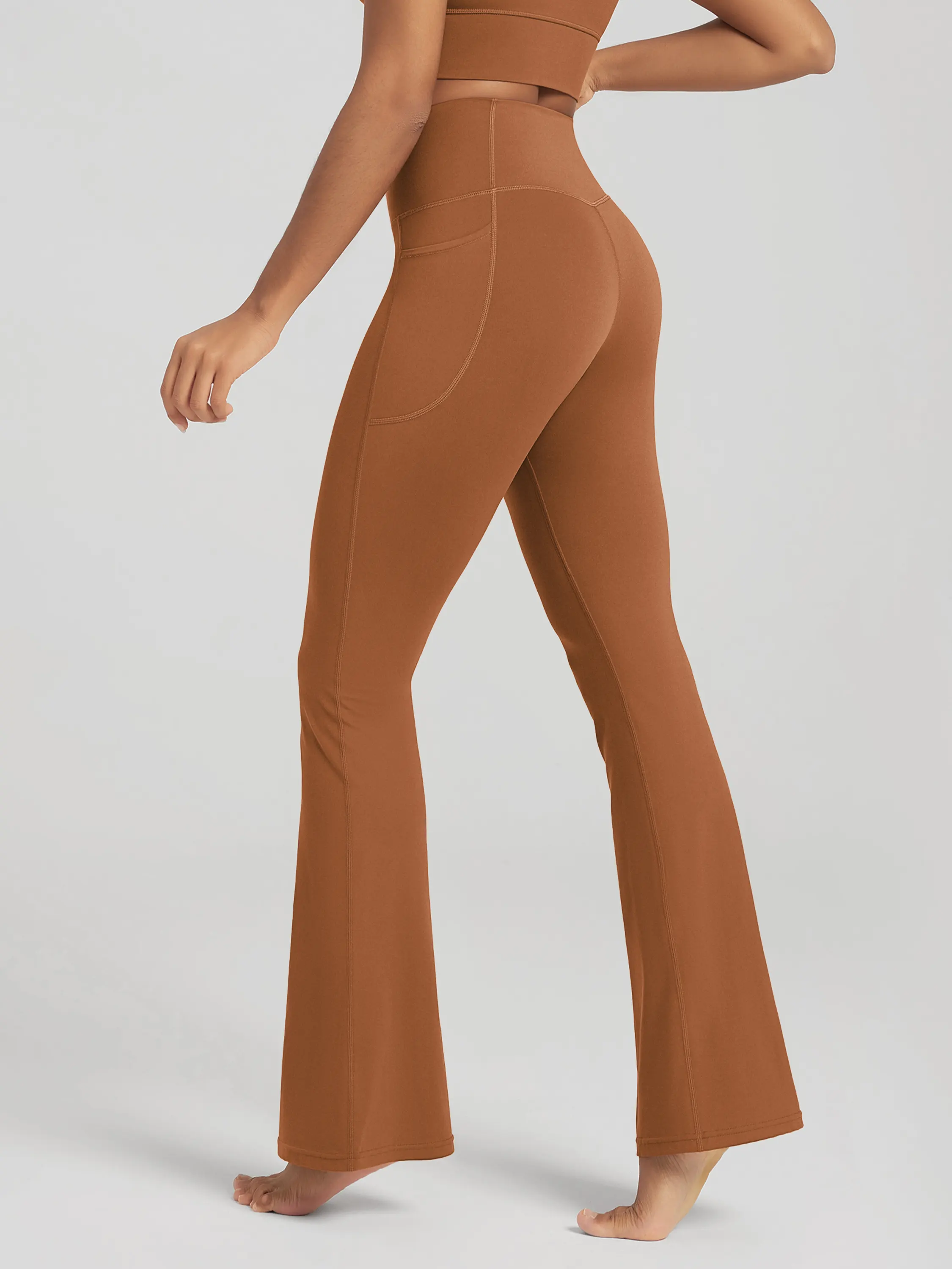 ODCLOUD 30" Crossover Flared Pants with Pockets - Image 27