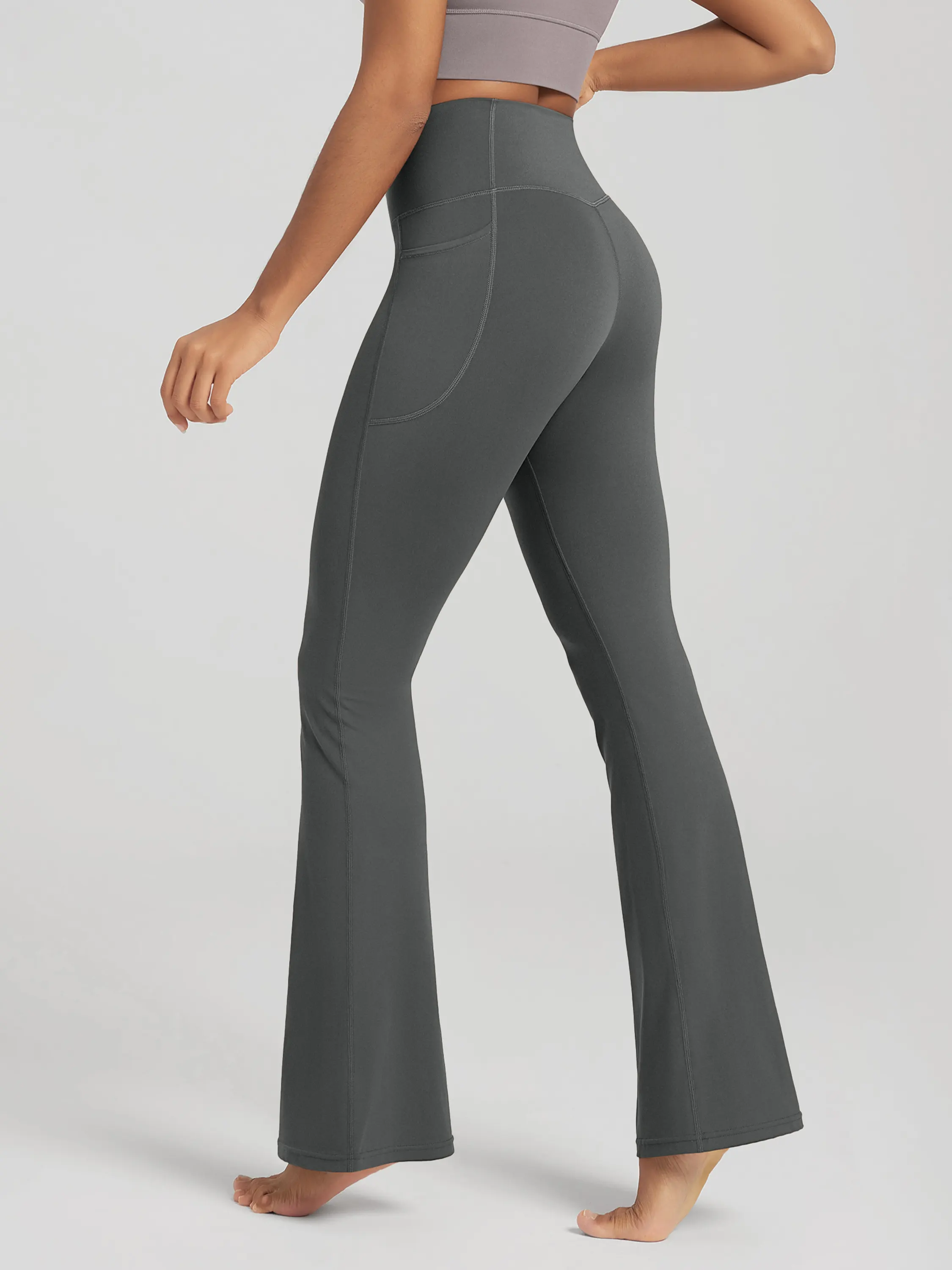 ODCLOUD 30" Crossover Flared Pants with Pockets - Image 32