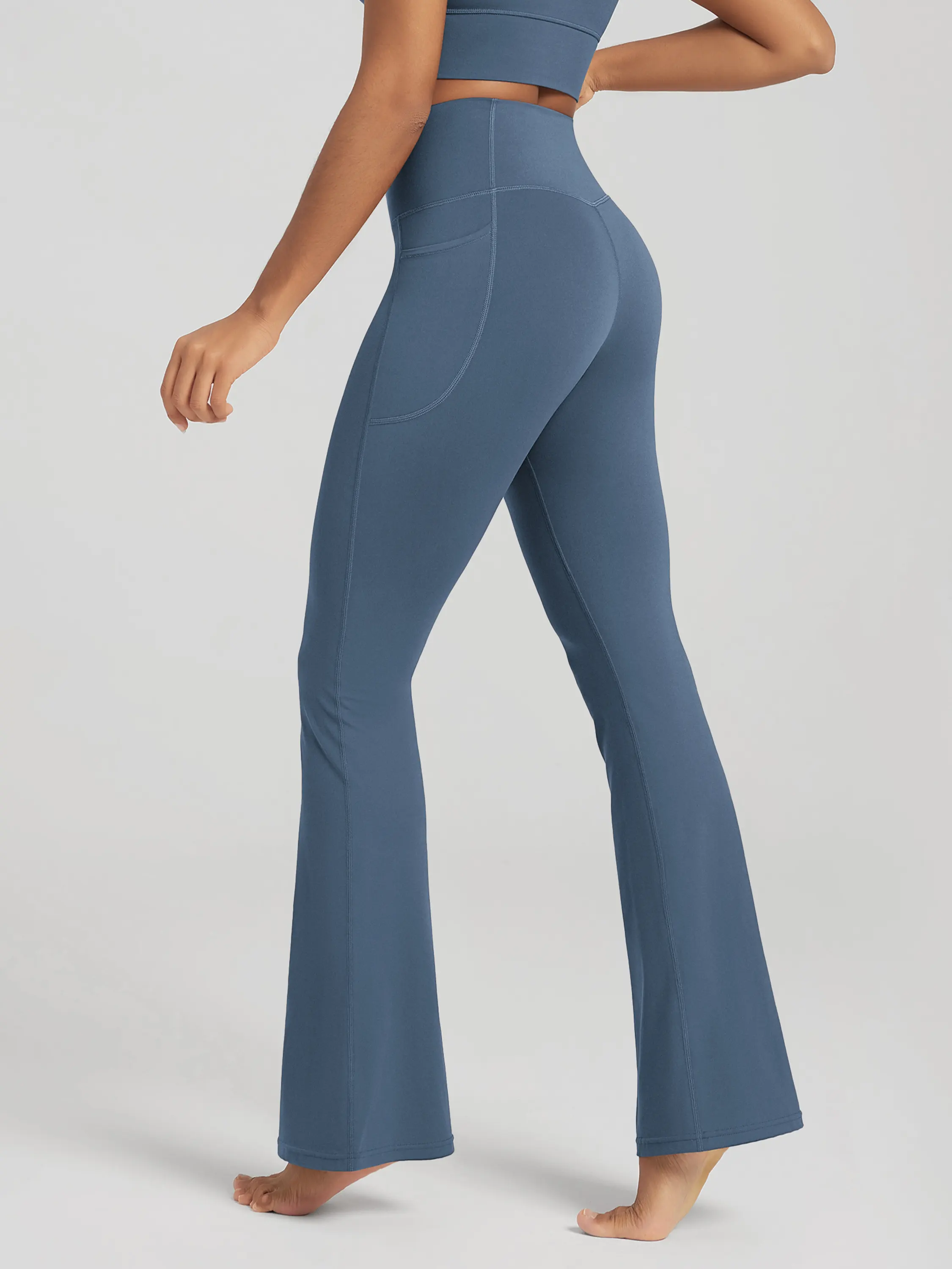 ODCLOUD 30" Crossover Flared Pants with Pockets - Image 57