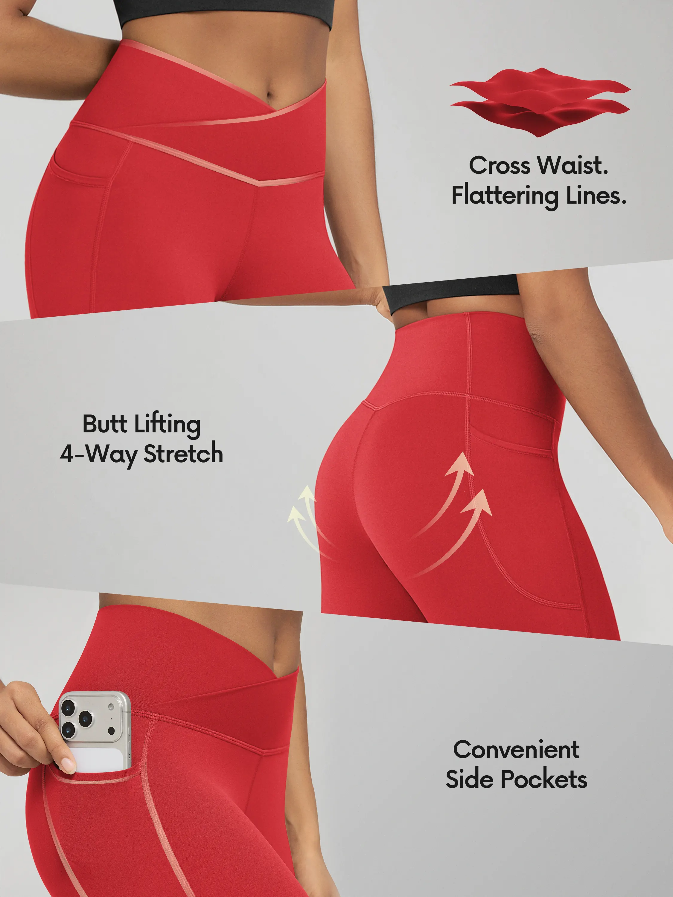 ODCLOUD 30" Crossover Flared Pants with Pockets - Image 90