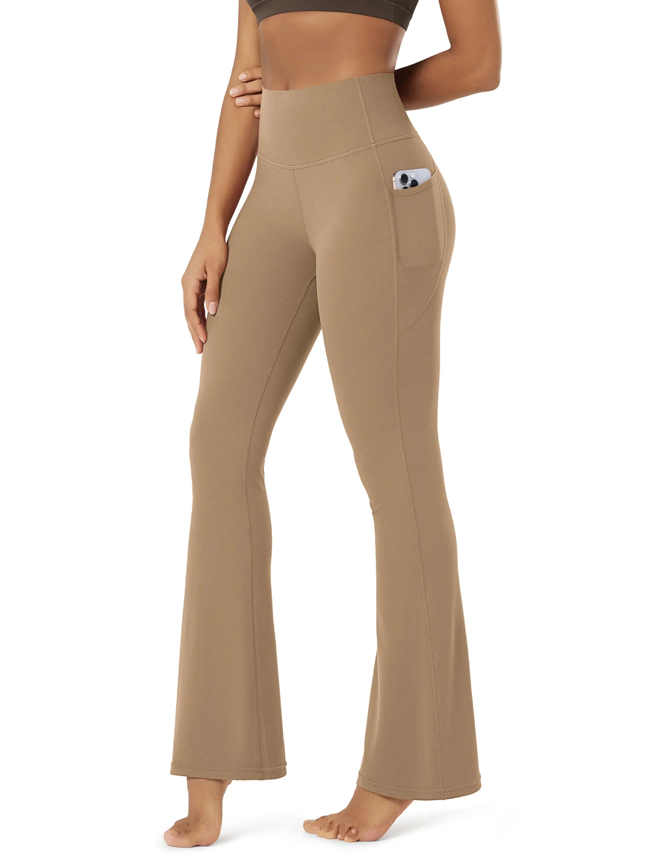 ODCLOUD 32" Flared Bootleg Yoga Pants with Pockets - Image 61
