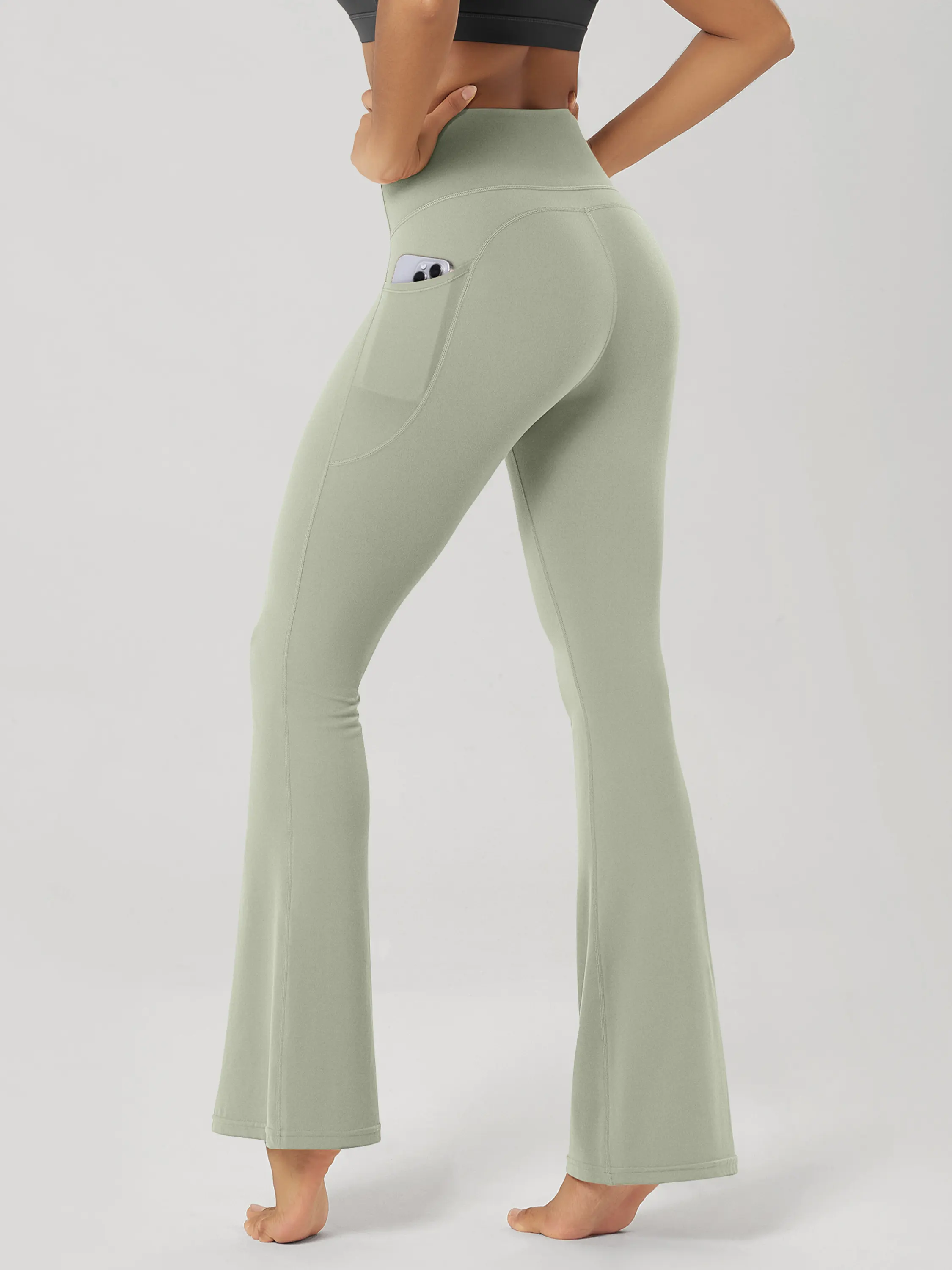 ODCLOUD 30" Flared Bootleg Yoga Pants with Pockets - Image 67