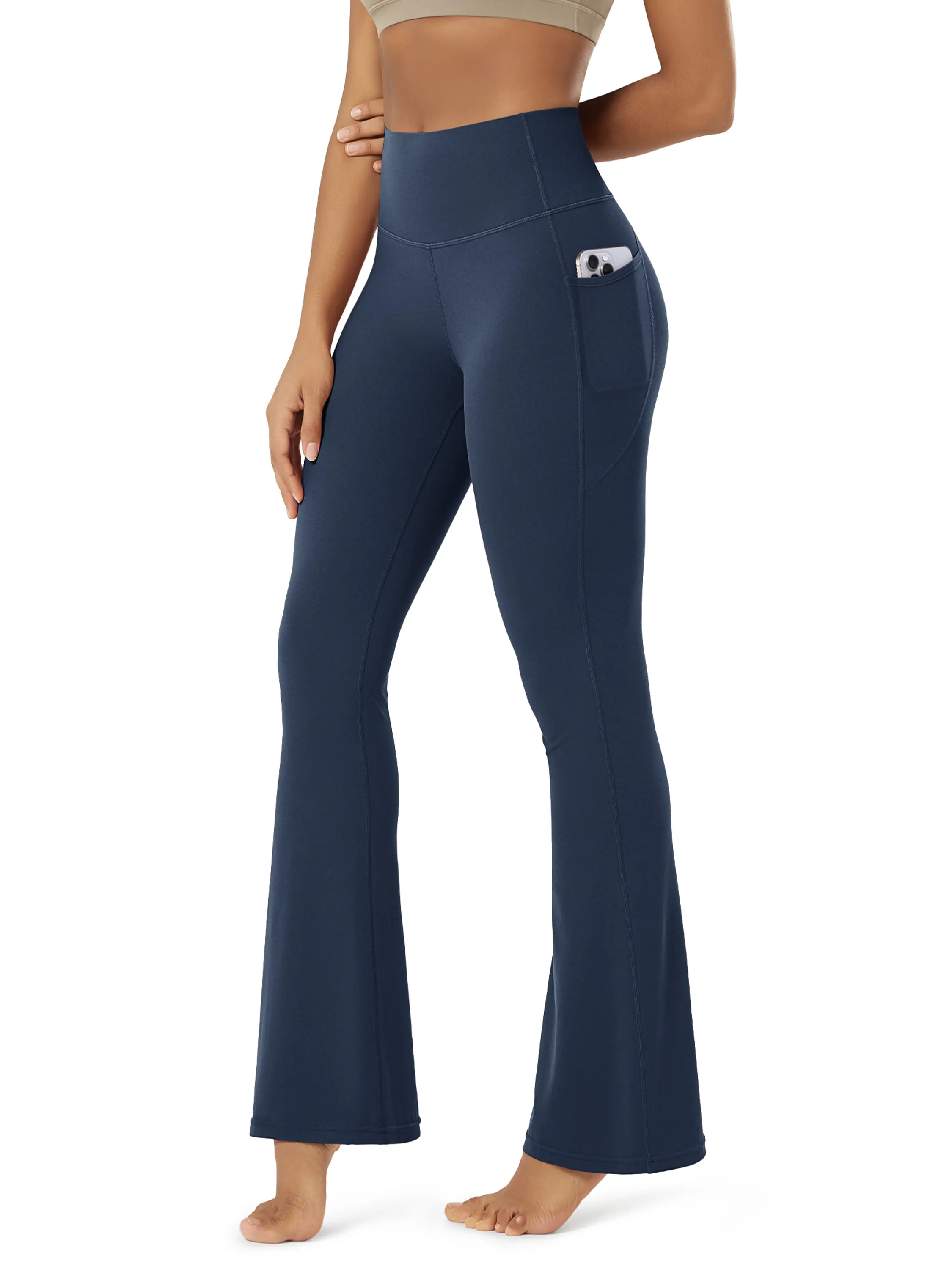 ODCLOUD 32" Flared Bootleg Yoga Pants with Pockets - Image 71