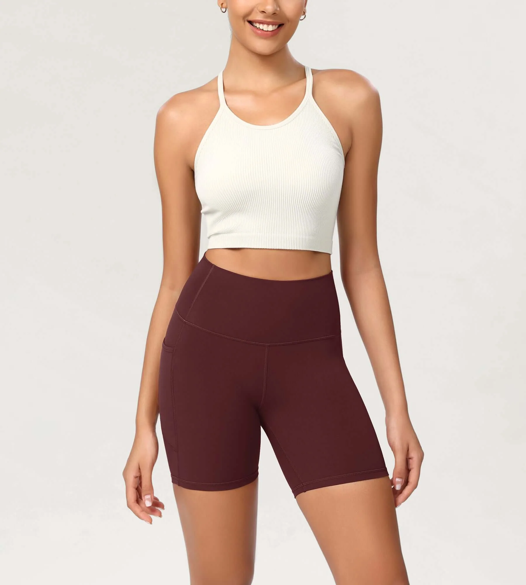 ODCLOUD 6" High Waist Lounge Yoga Shorts - Image 23