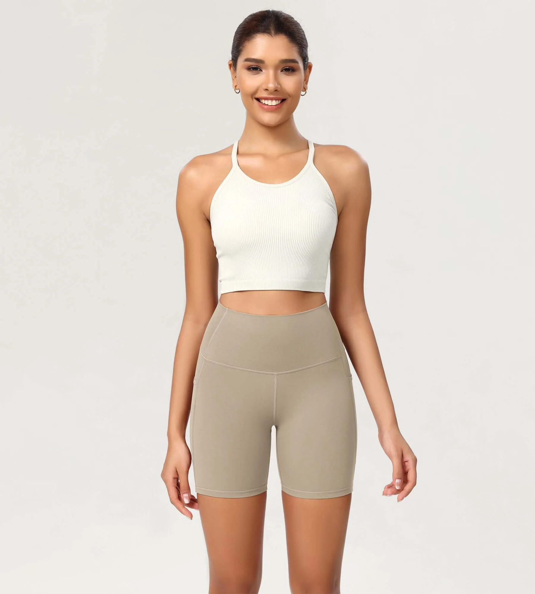 ODCLOUD 6" High Waist Lounge Yoga Shorts - Image 67