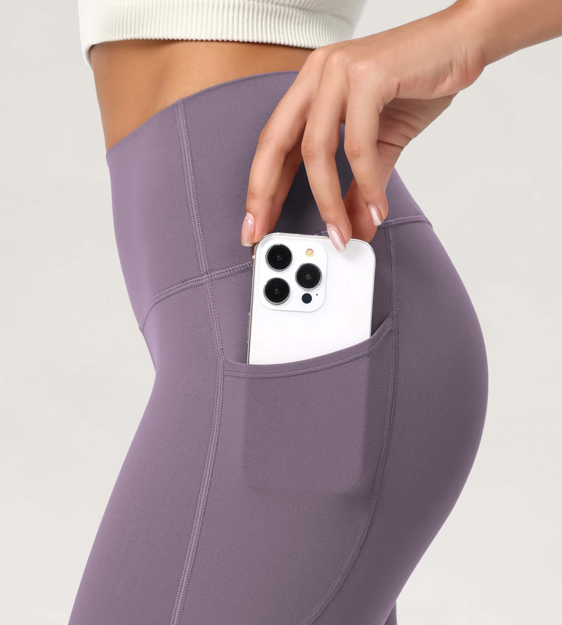 ODCLOUD 6" High Waist Lounge Yoga Shorts - Image 8