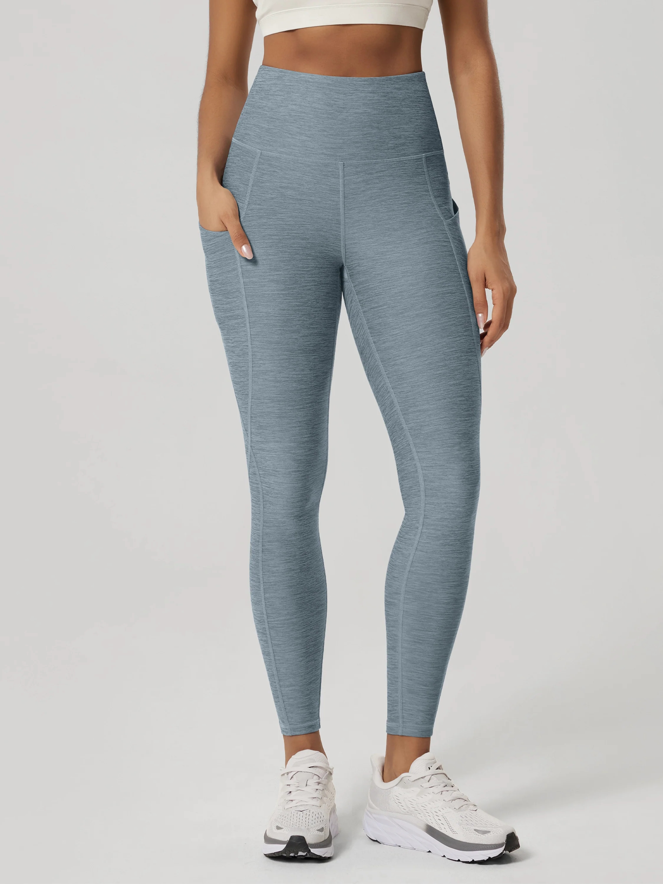 odSTRATUM 25" High Waisted Yoga Leggings with Pockets - Image 16