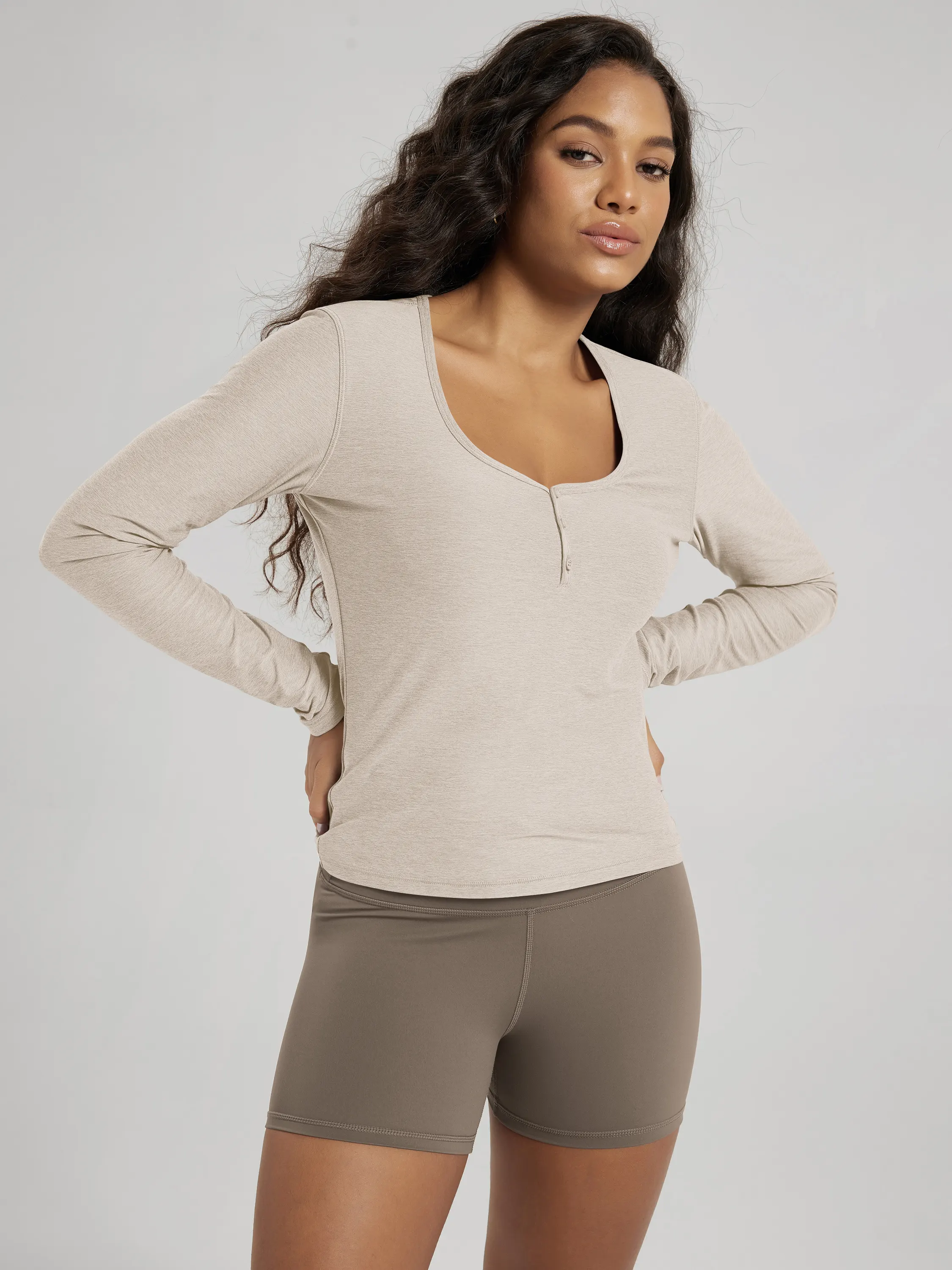odSTRATUM Long Sleeve Henley T-Shirt - Image 27