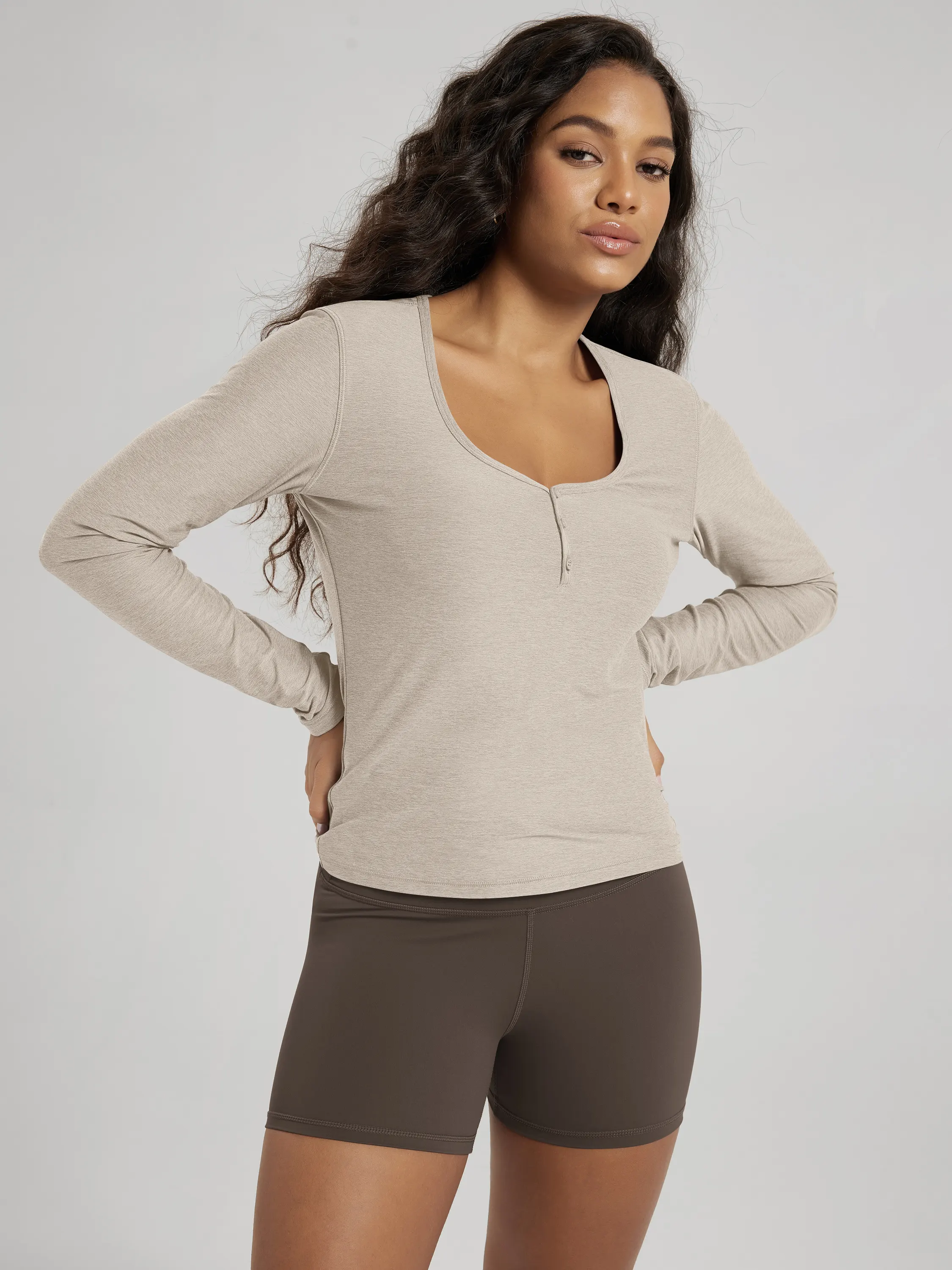odSTRATUM Long Sleeve Henley T-Shirt - Image 47