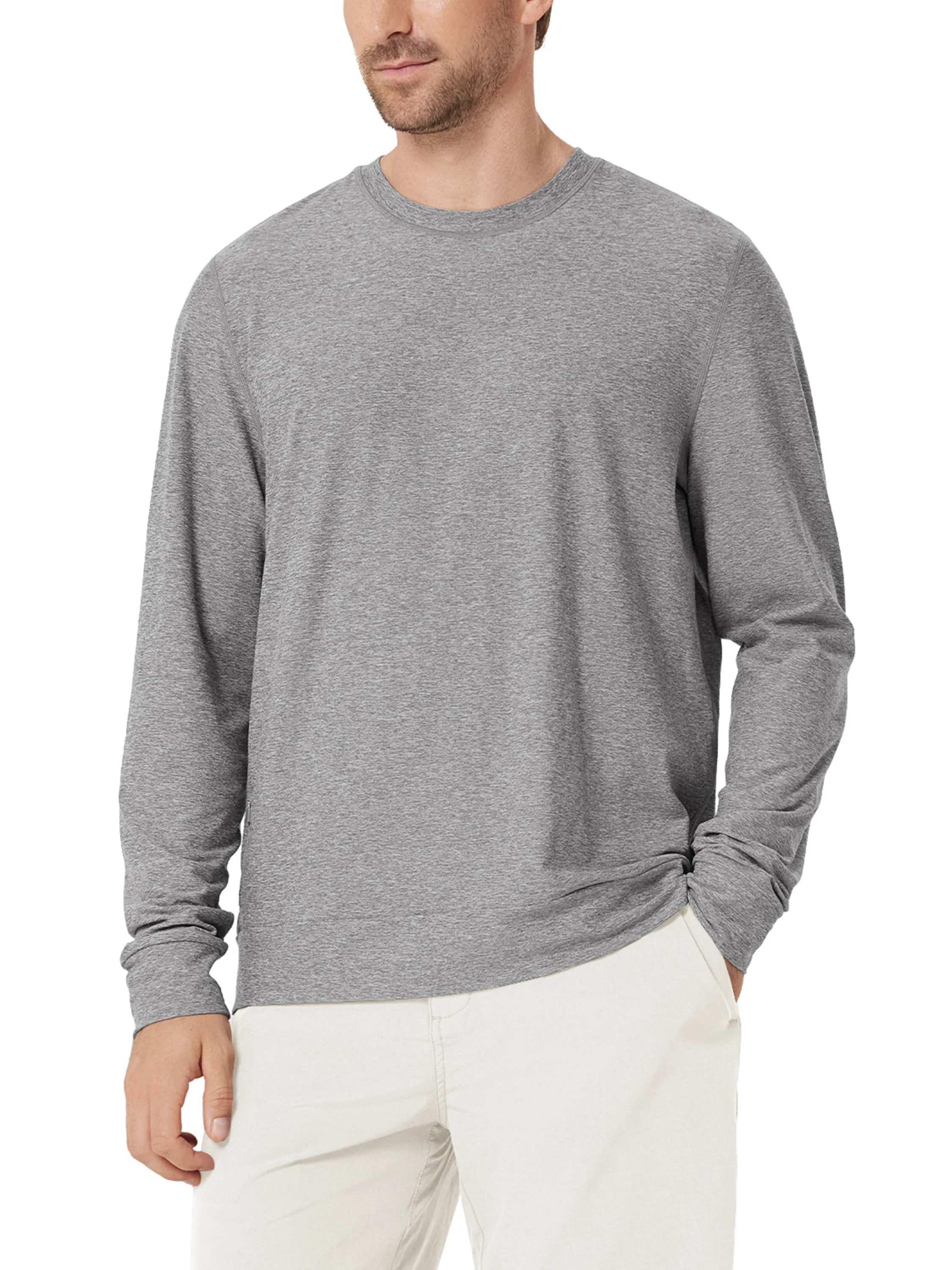 odSTRATUM Men's Crewneck Shirt with Side Zip Pocket - Image 71