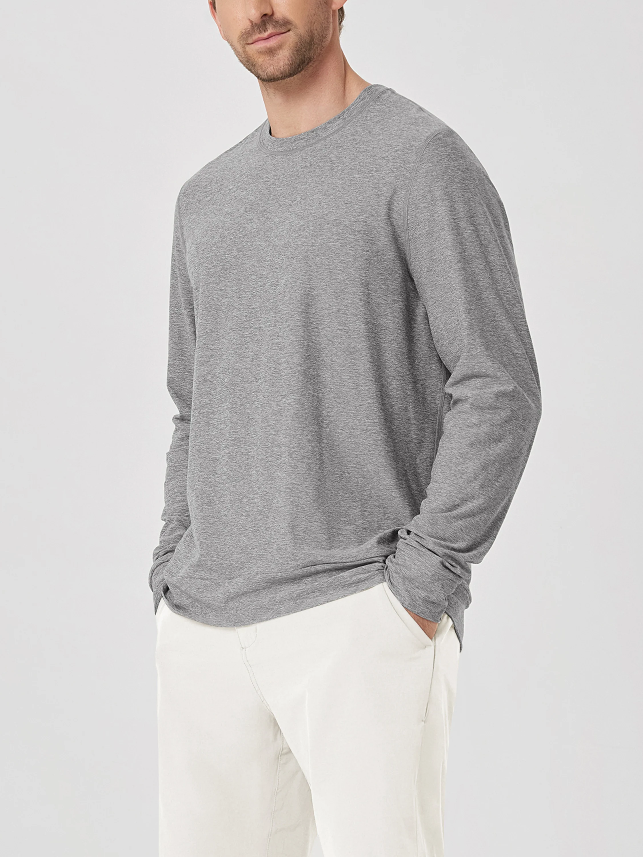 odSTRATUM Men's Crewneck Shirt with Side Zip Pocket - Image 73