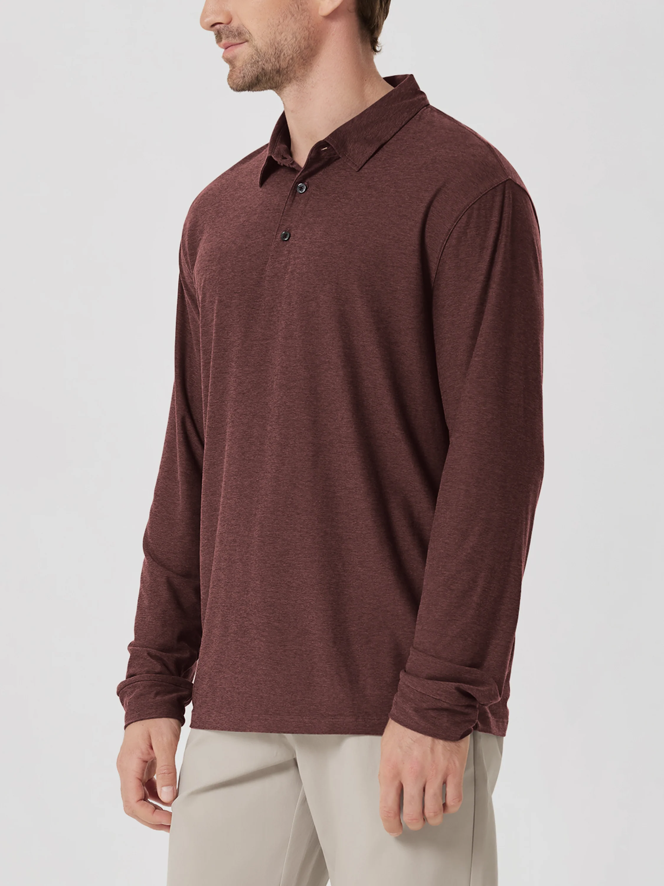 odSTRATUM Men's Performance Long Sleeve Polo - Image 32