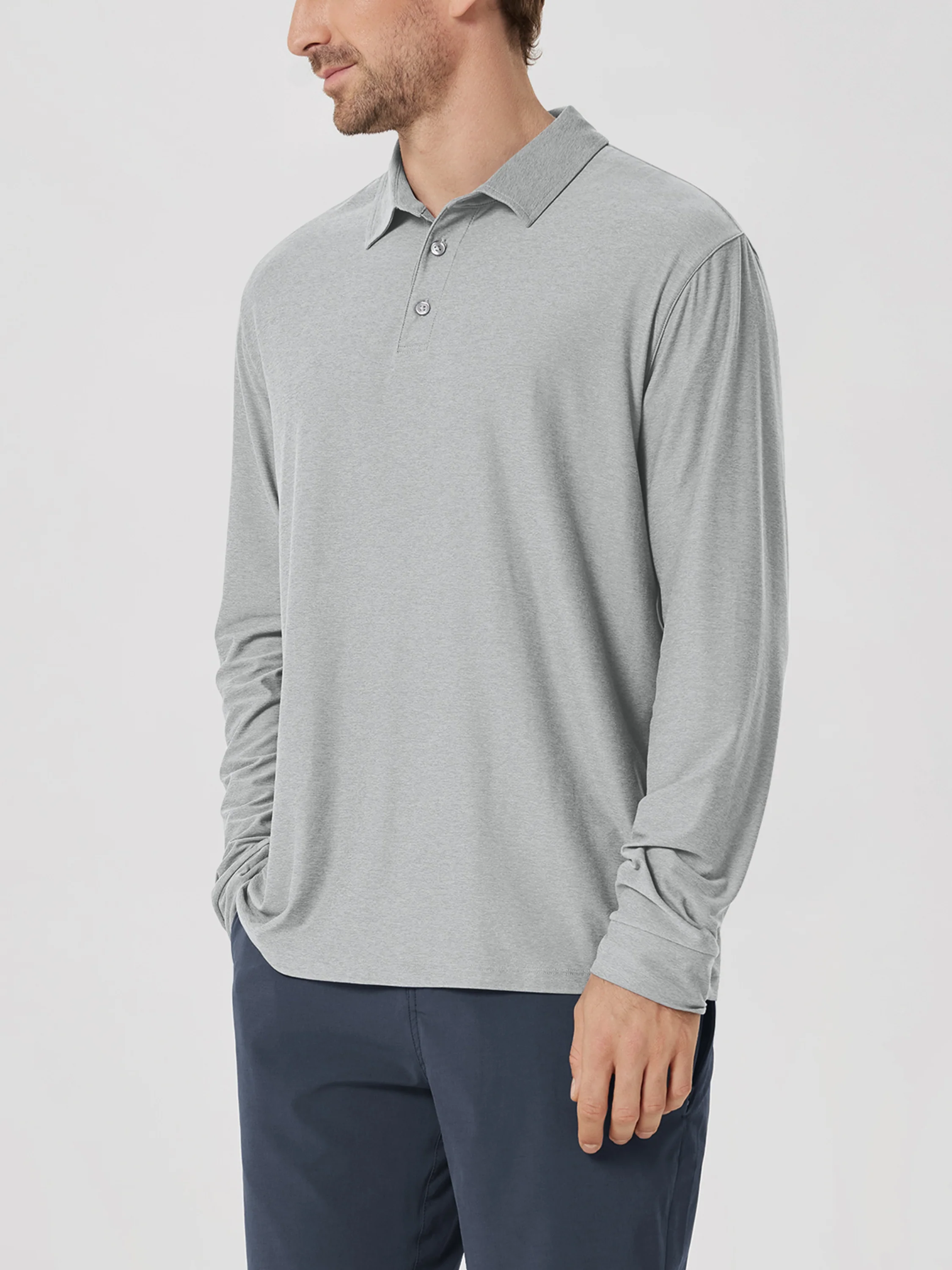 odSTRATUM Men's Performance Long Sleeve Polo - Image 43