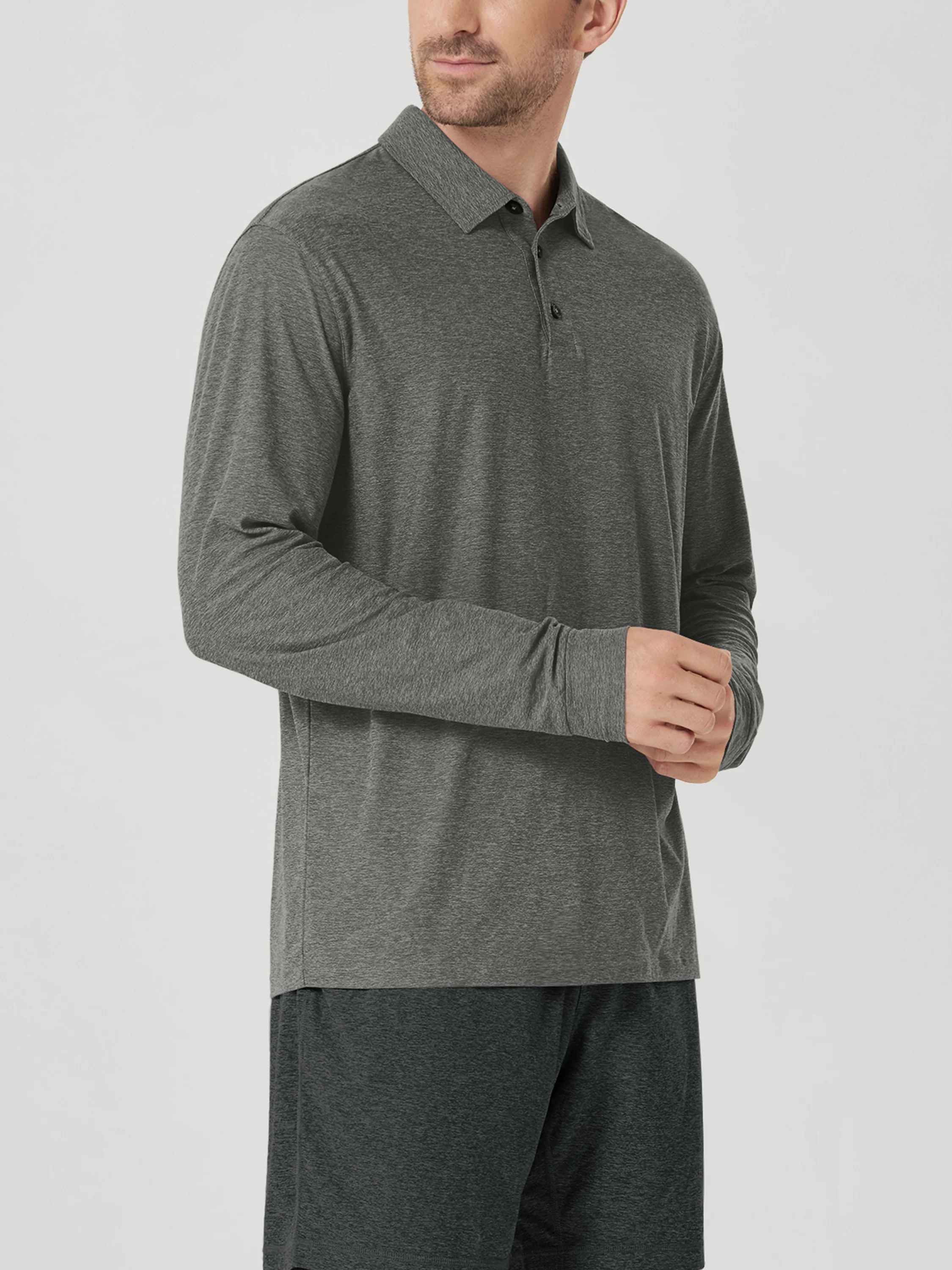 odSTRATUM Men's Performance Long Sleeve Polo - Image 52