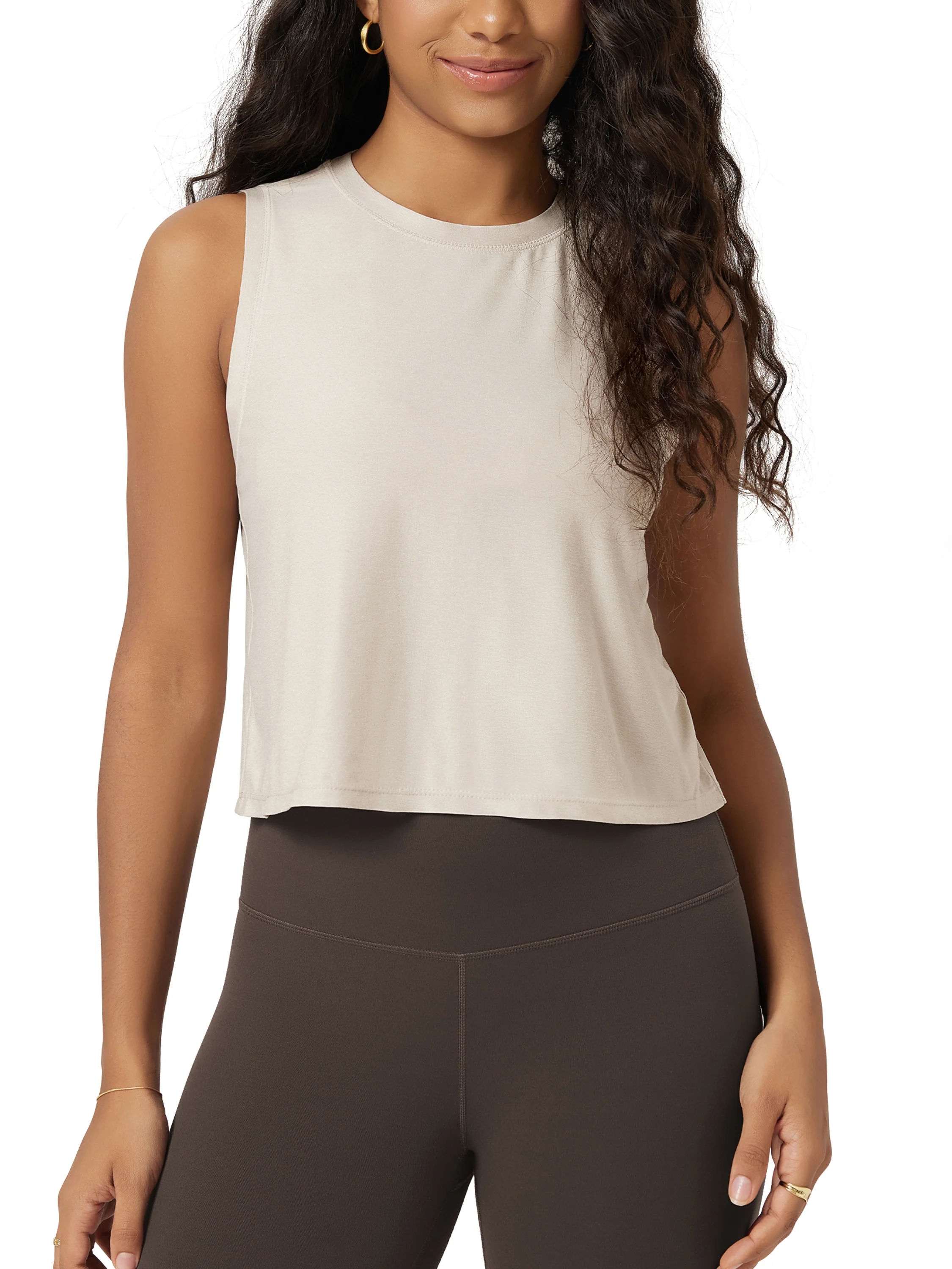 odSTRATUM Performance Crop Tank Sleeveless Tee - Image 31