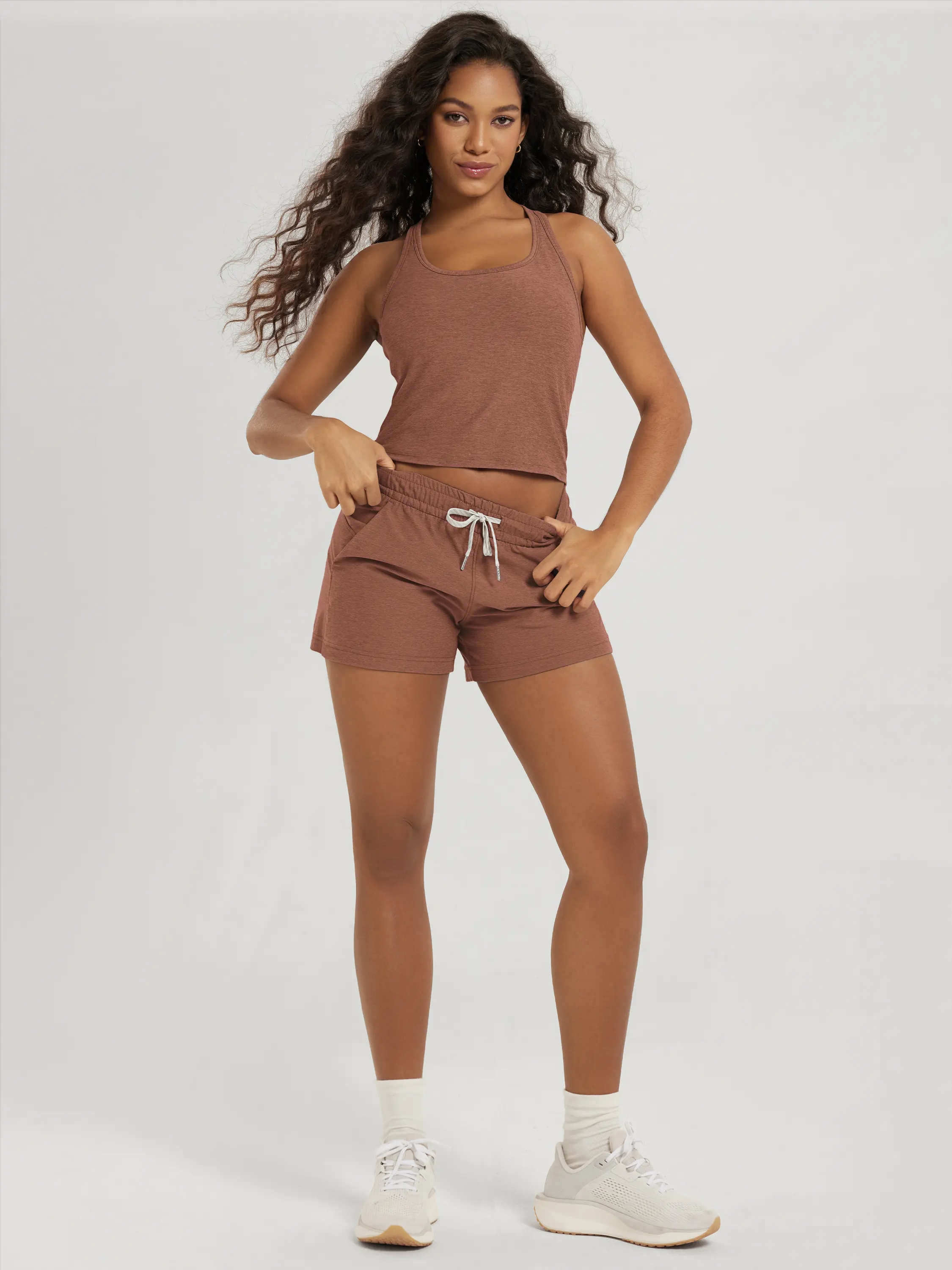 odSTRATUM Racerback Crop Tank with Built-in Bra - Image 63