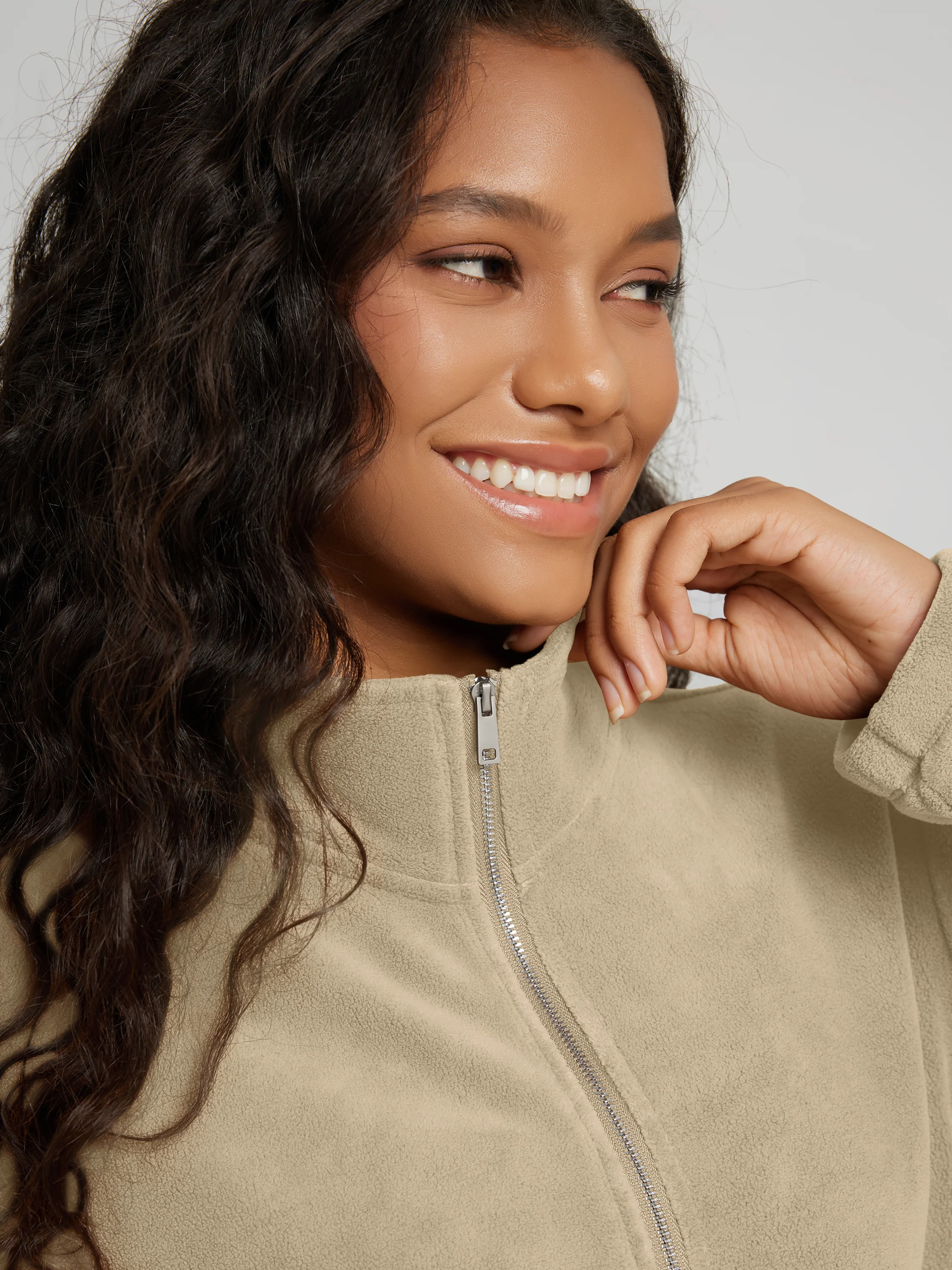 Polar Fleece Full-Zip Jacket with Pockets - Image 30
