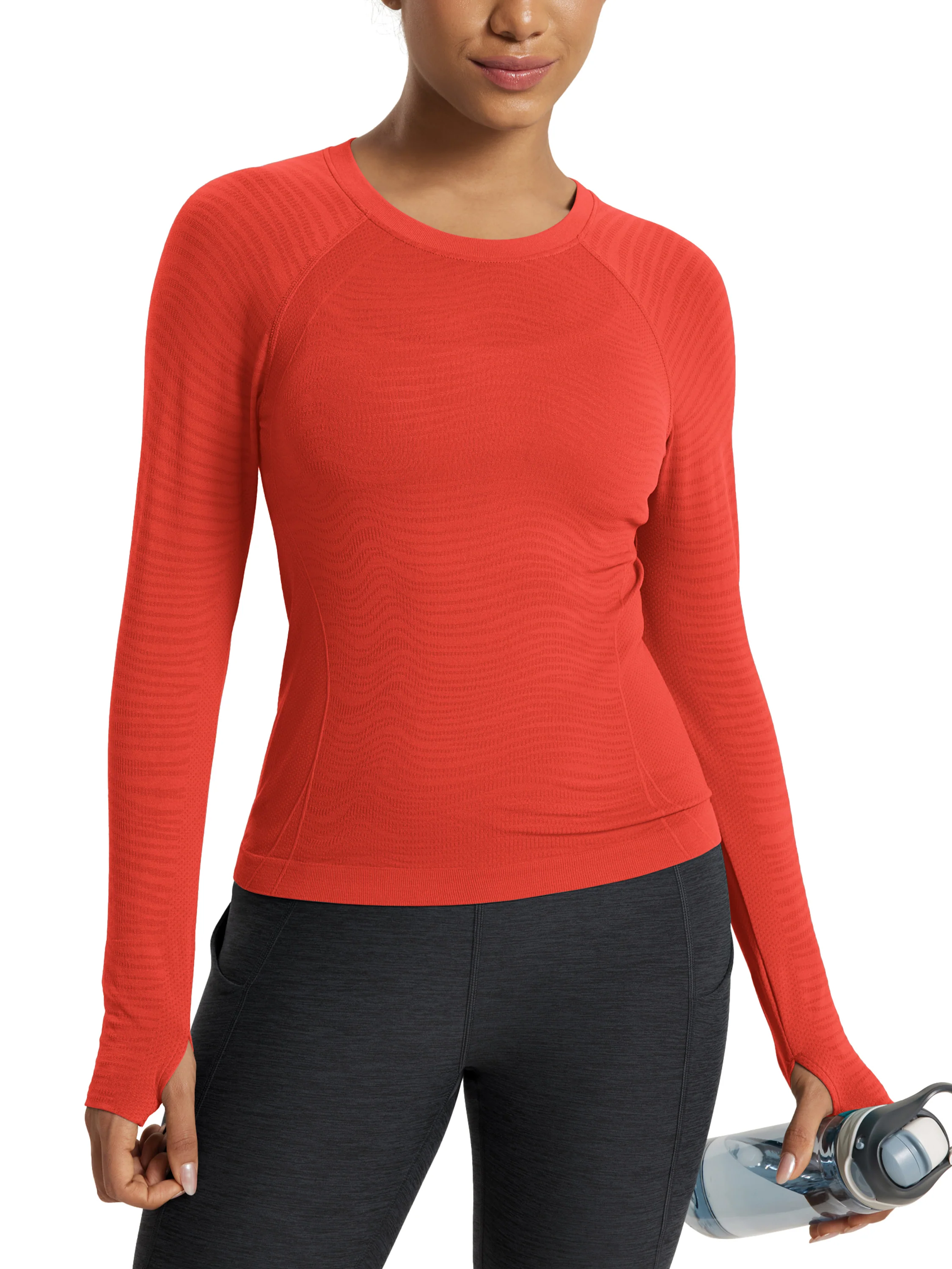 Seamless Performance Waist Length Long Sleeve - Image 31
