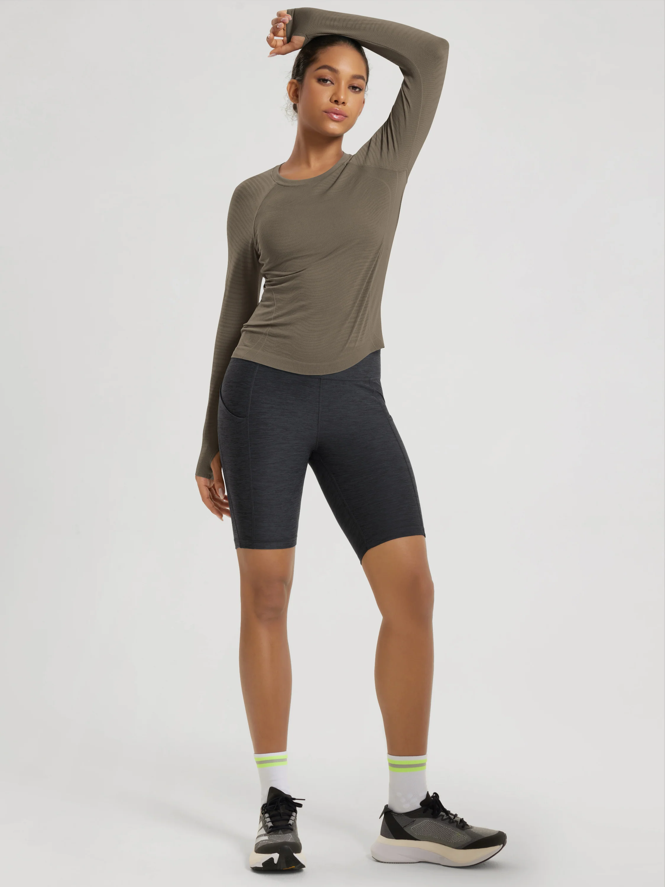 Seamless Performance Waist Length Long Sleeve - Image 4