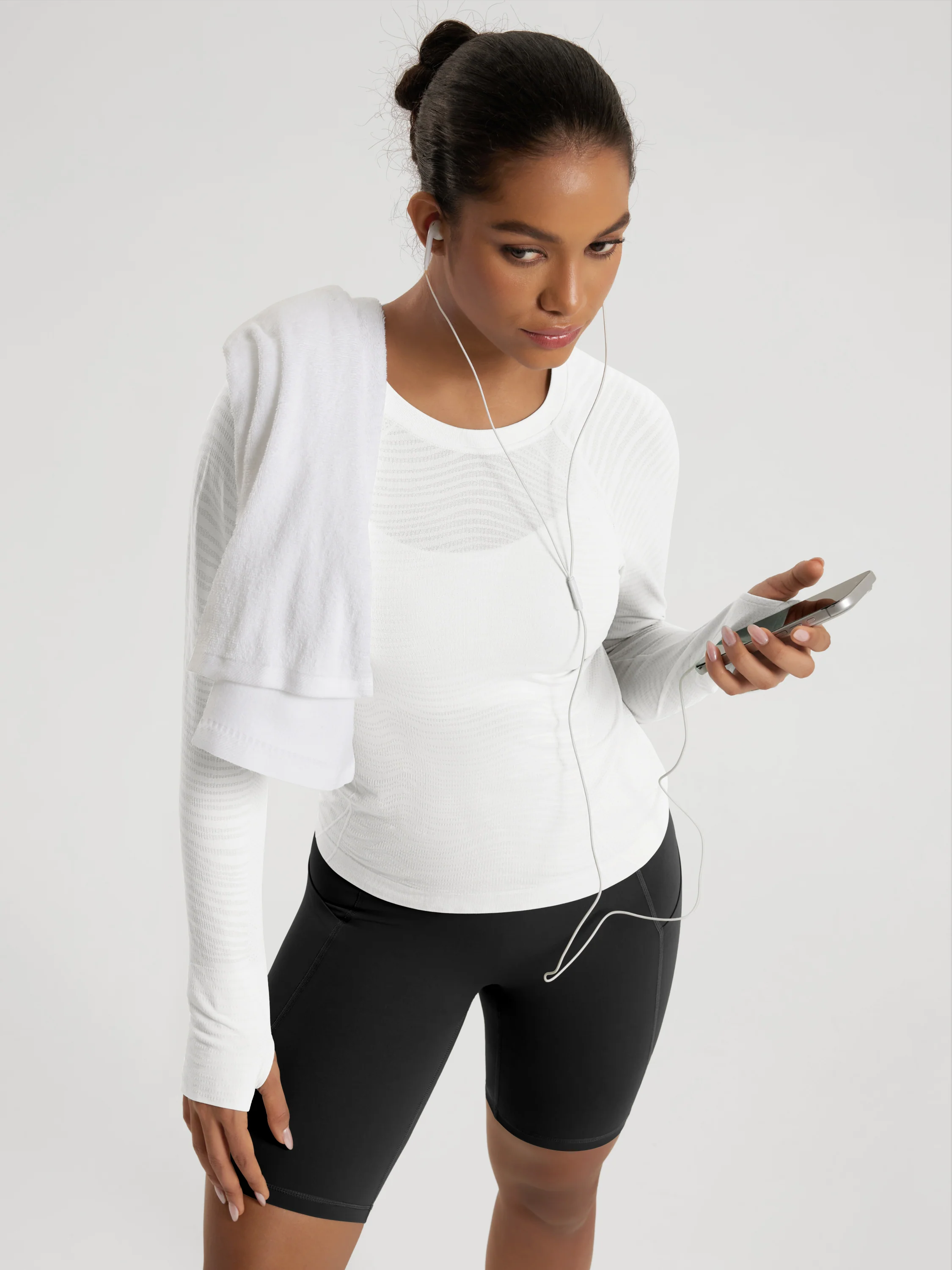 Seamless Performance Waist Length Long Sleeve - Image 49