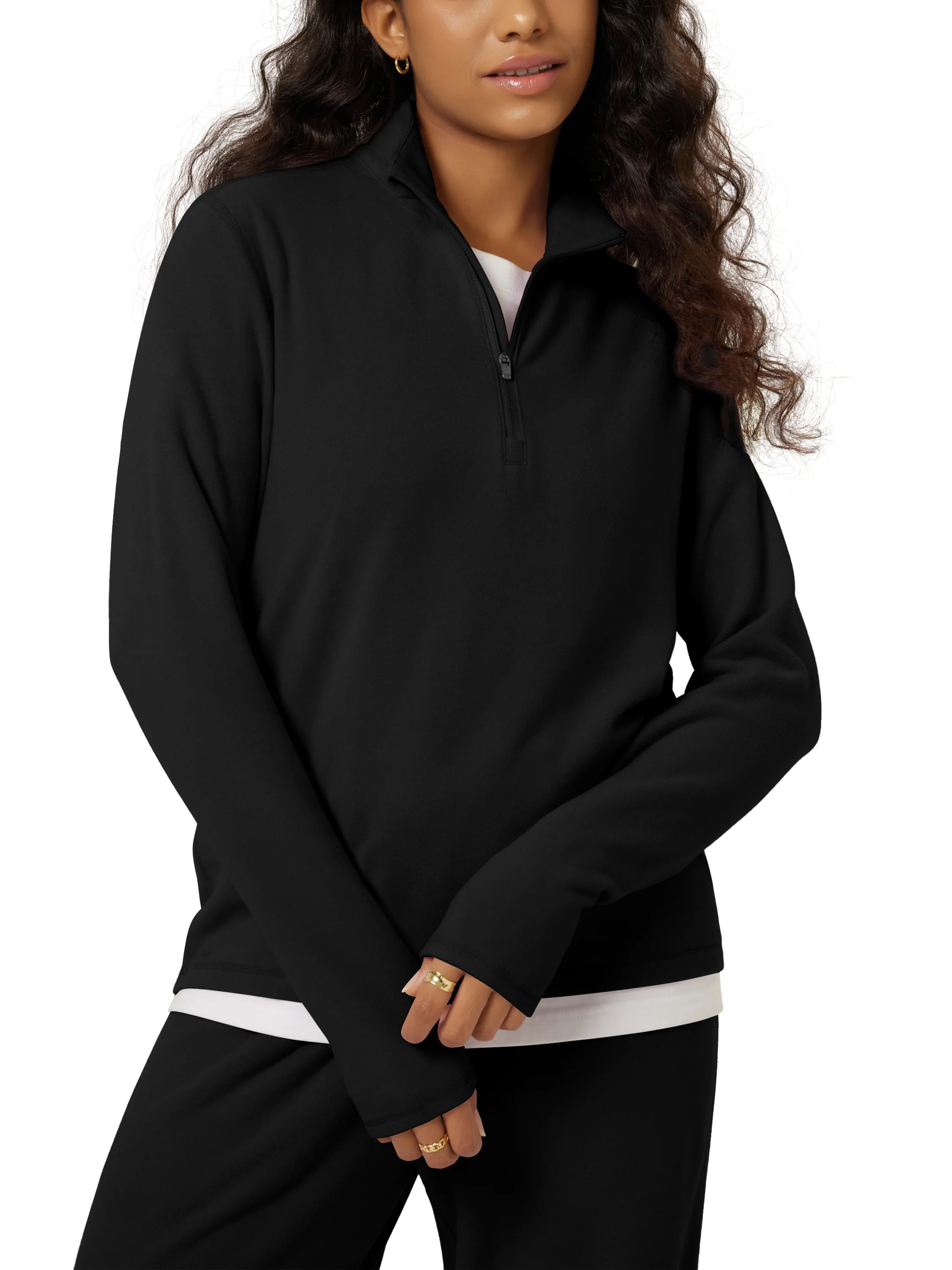 Stretch Fleece Half-Zip Sweatshirts - Image 6
