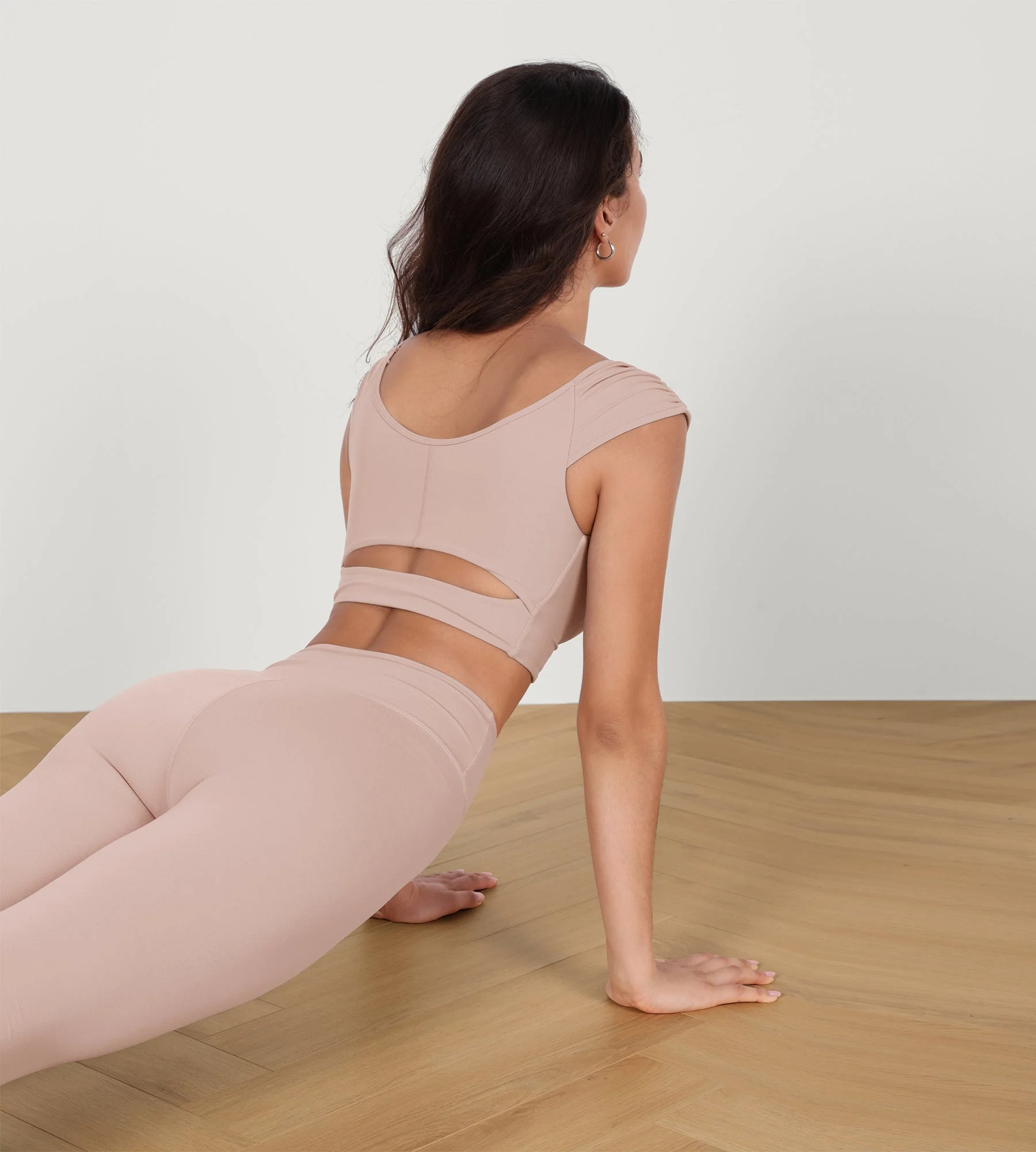 V-Neck Ruched Front Crop Tank - Image 13